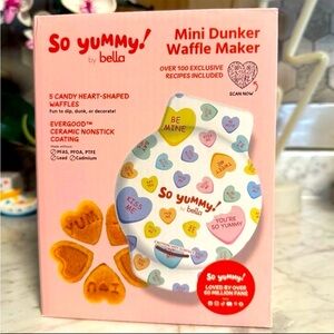 Mini Heart Dunker Waffle Maker